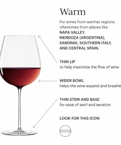 Lenox Signature Series Warm Region 2-Piece Wine Glasses Drinkware