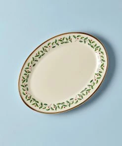 Lenox Holiday Oval Serving Platter Dinnerware
