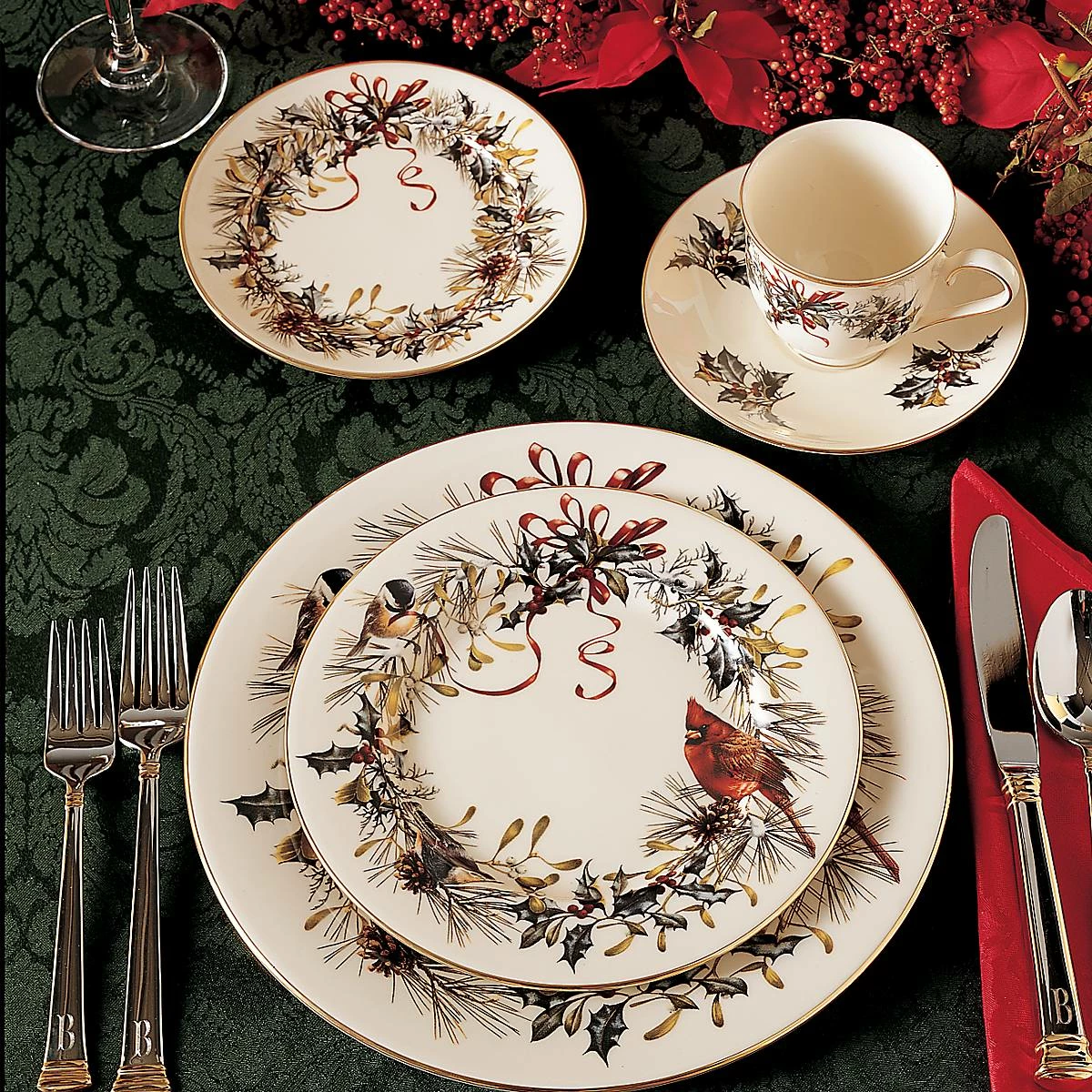 Lenox Dinnerware Winter Greetings 5-Piece Place Setting