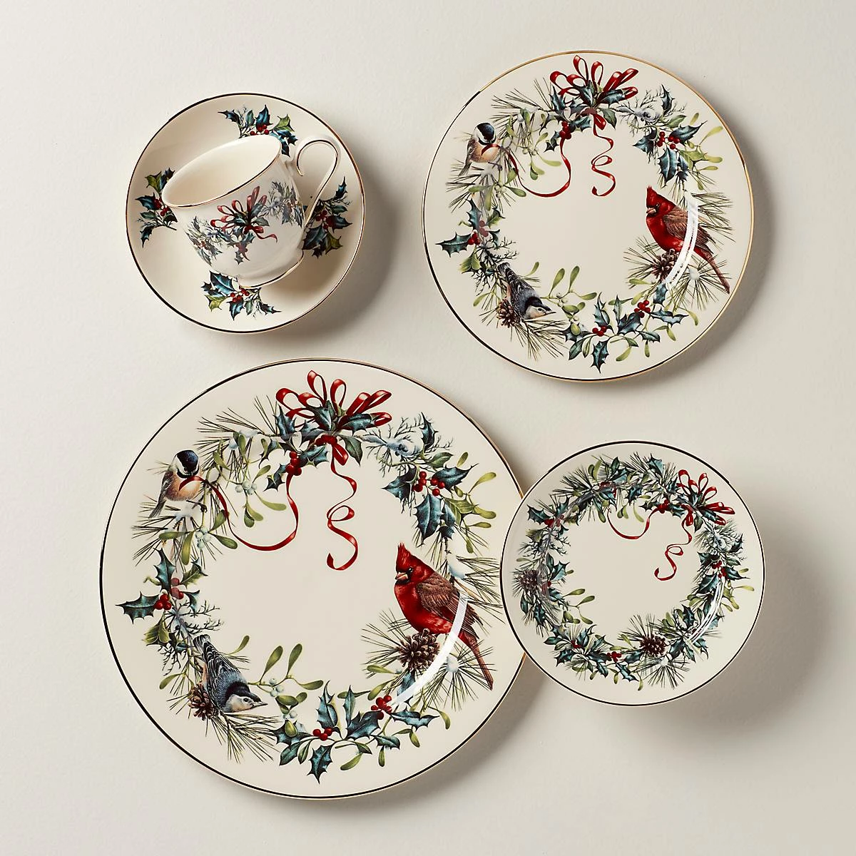 Lenox Dinnerware Winter Greetings 5-Piece Place Setting