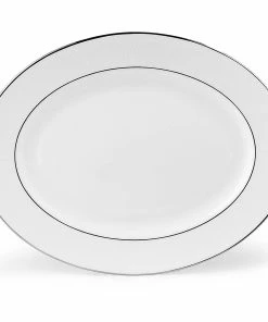 Lenox Dinnerware Hannah Platinum® 13" Oval Serving Platter