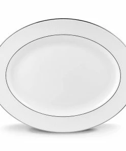 Lenox Hannah Platinum® 16" Oval Serving Platter