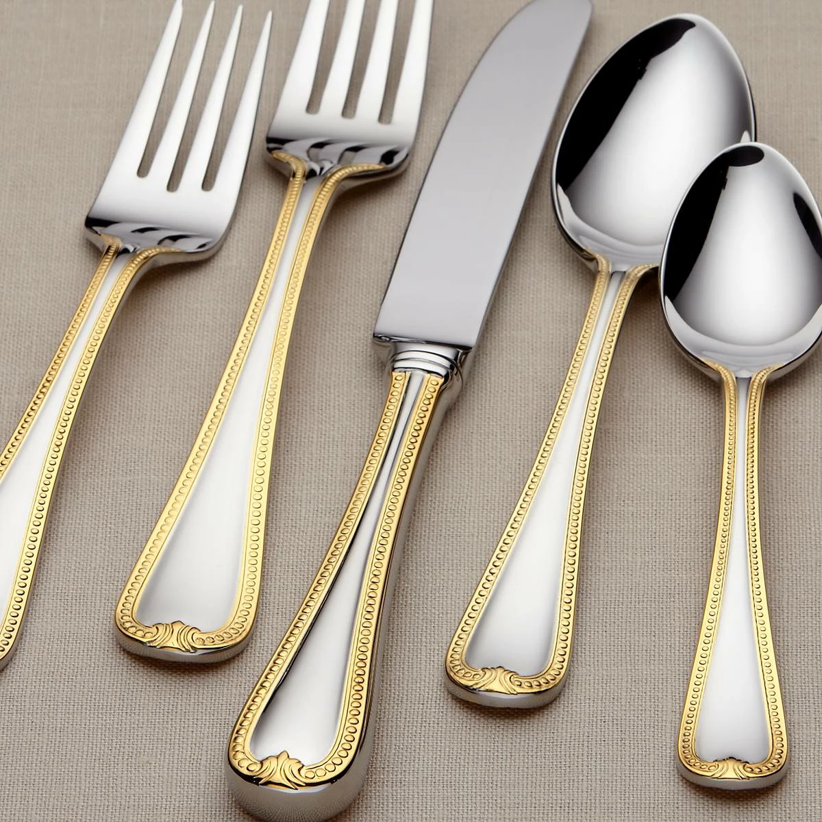 Lenox Vintage Jewel Gold® 5-Piece Place Setting Flatware