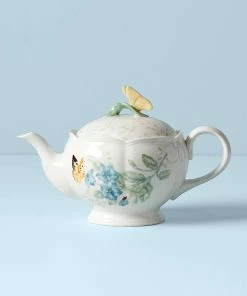 Lenox Dinnerware Butterfly Meadow Teapot