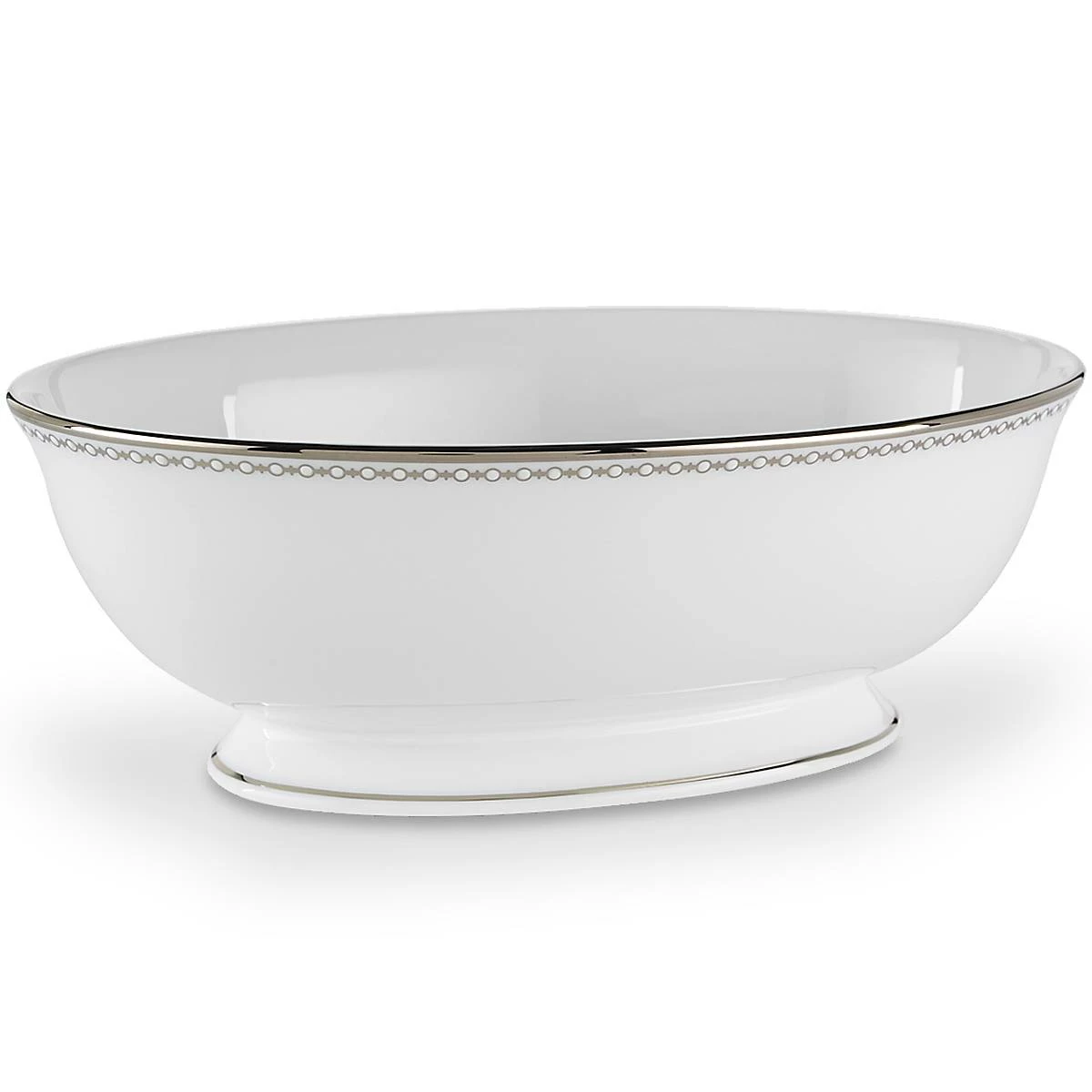 Lenox Pearl Platinum™ Open Vegetable Bowl Dinnerware