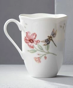 Lenox Dinnerware Butterfly Meadow Orange Sulphur Mug