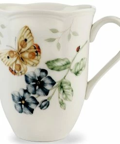 Lenox Dinnerware Butterfly Meadow Orange Sulphur Mug