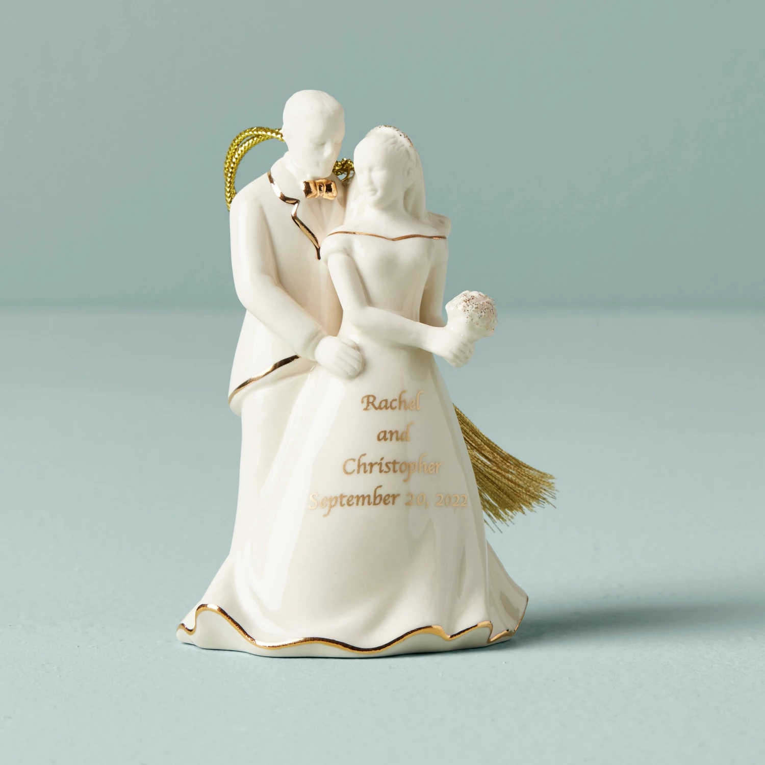 Lenox Bride & Groom Ornament Personalized Ornaments