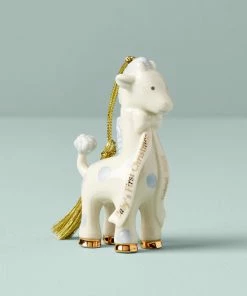 Lenox Personalized Ornaments Blue Baby's First Christmas Giraffe Ornament