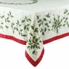 Lenox Holiday Bordered Tablecloth