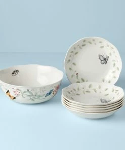 Lenox Butterfly Meadow 7-Piece Bowl Set Dinnerware