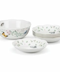 Lenox Butterfly Meadow 7-Piece Bowl Set Dinnerware