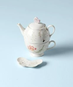 Lenox Dinnerware Butterfly Meadow 3-Piece Tea Set