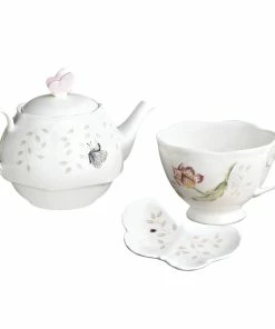 Lenox Dinnerware Butterfly Meadow 3-Piece Tea Set