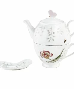 Lenox Dinnerware Butterfly Meadow 3-Piece Tea Set