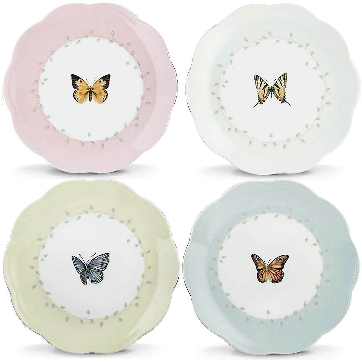 Lenox Butterfly Meadow® 4-piece Dessert Plate Set