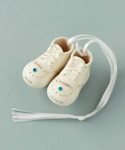 Lenox Personalized Ornaments Baby's First Steps Ornament