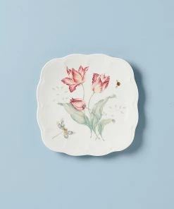 Lenox Butterfly Meadow® Square Accent Plate Dinnerware