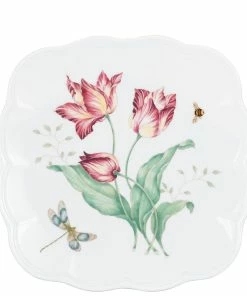Lenox Butterfly Meadow® Square Accent Plate Dinnerware