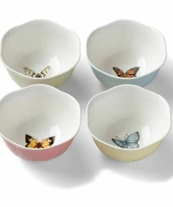 Lenox Dinnerware Butterfly Meadow ® 4-piece Dessert Bowl Set