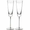 Kate Spade Drinkware Darling Point "Mr." And "Mrs." 2pc Champagne Flute
