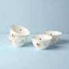Lenox Butterfly Meadow 4-Piece Rice Bowl Set Dinnerware