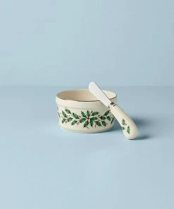 Lenox Hosting The Holidays Dip Bowl & Spreader Dinnerware