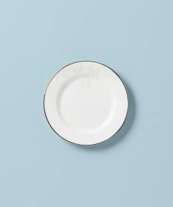 Lenox Opal Innocence Scroll Bread Plate