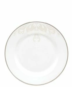Lenox Opal Innocence Scroll Bread Plate