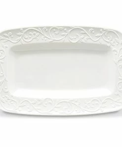 Lenox Opal Innocence Carved™ Hors D'oeuvres Tray Dinnerware