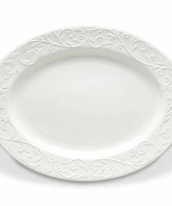 Lenox Opal Innocence Carved™ 16" Oval Platter