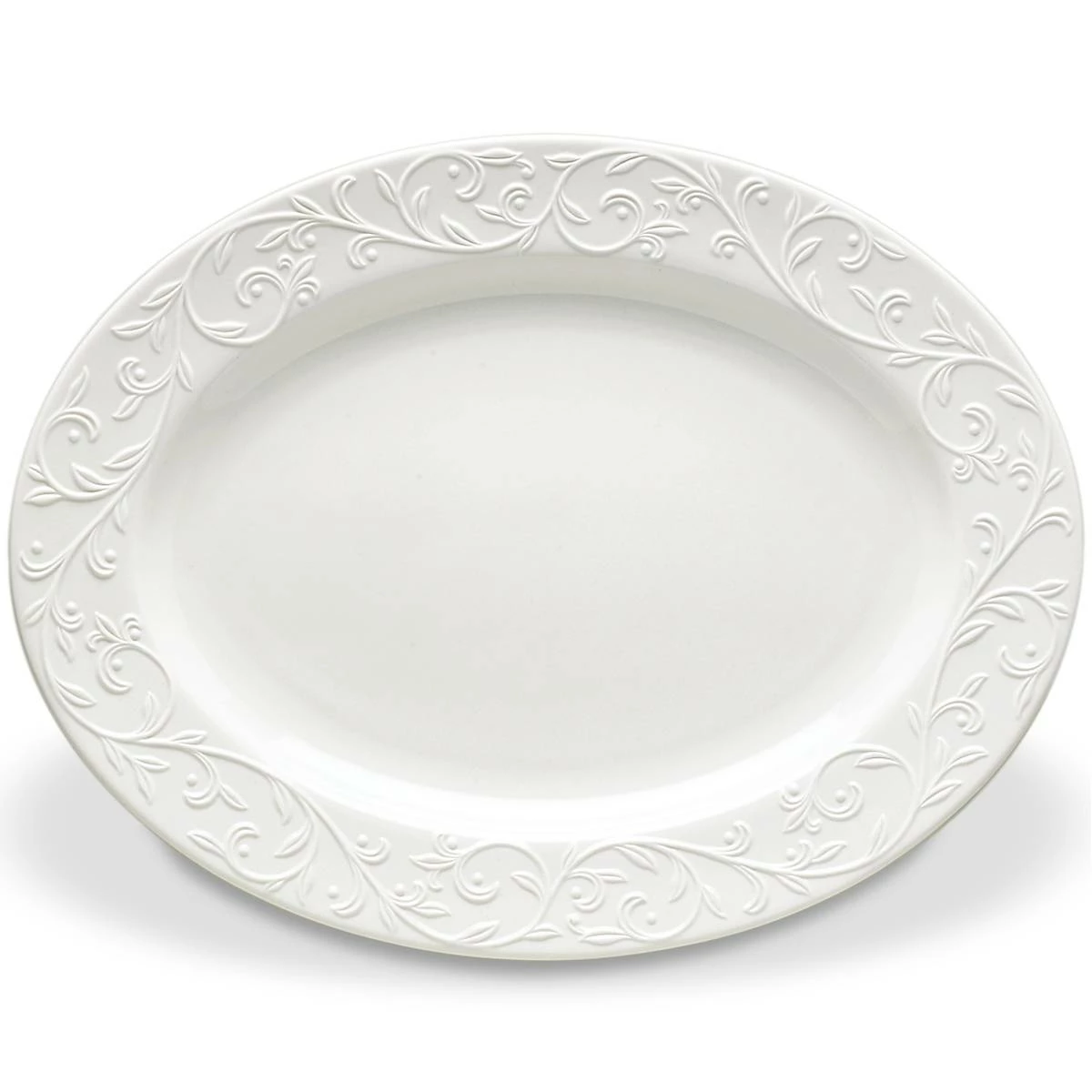Lenox Opal Innocence Carved™ 16" Oval Platter