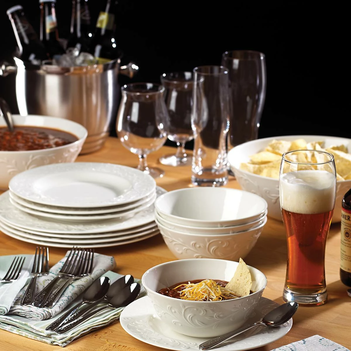 Lenox Opal Innocence Carved™ 4-piece Place Setting