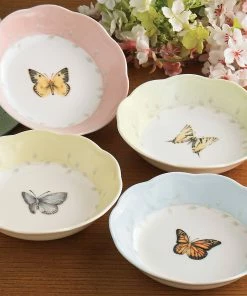 Lenox Butterfly Meadow ® 4-piece Dessert Bowl Set Dinnerware