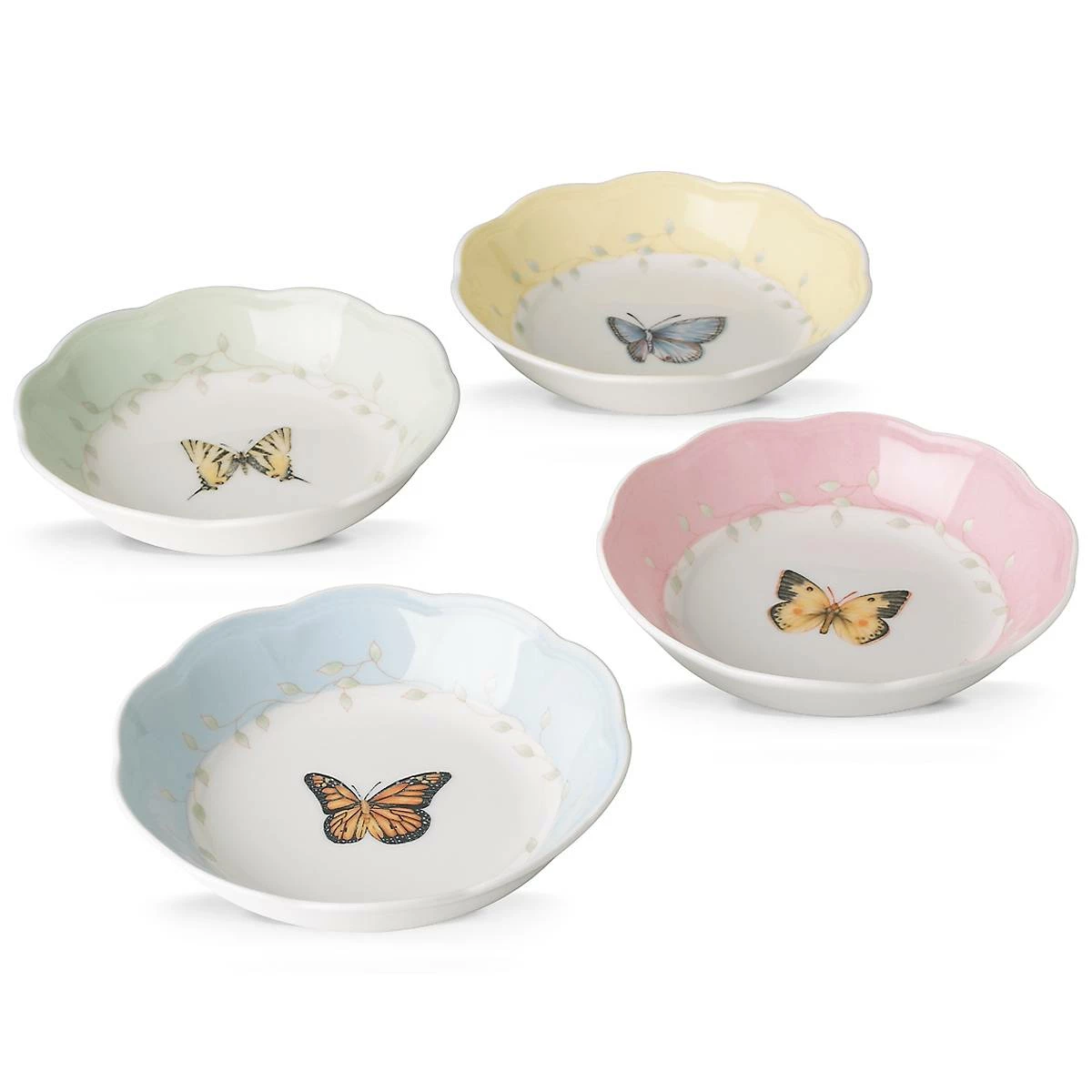 Lenox Butterfly Meadow ® 4-piece Dessert Bowl Set Dinnerware