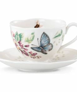 Lenox Butterfly Meadow Blue Cup And Saucer