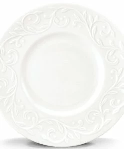 Lenox Opal Innocence Carved 4-pc 7" Dessert Plate Set