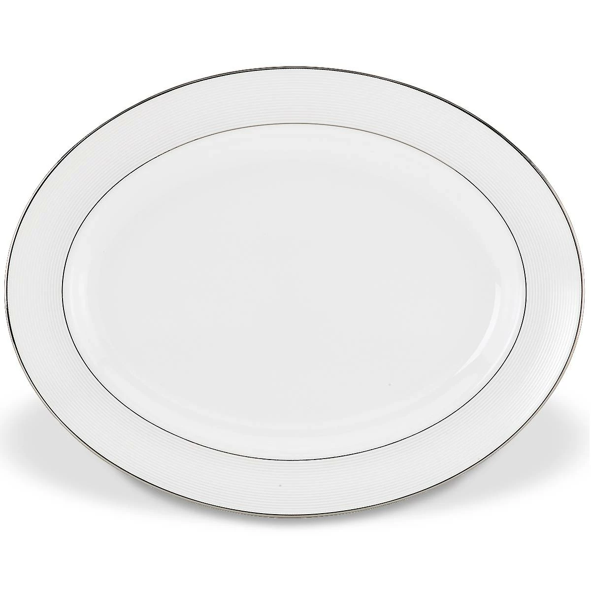 Lenox Opal Innocence Stripe™ 16" Oval Platter Dinnerware