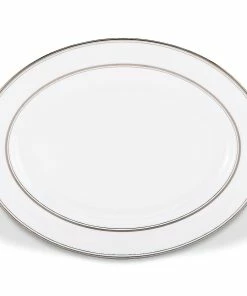 Kate Spade Library Lane Platinum™ 16" Oval Platter