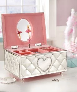 Lenox Childhood Memories Musical Ballerina Jewelry Box Home Décor