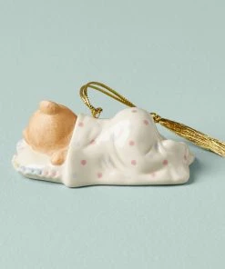 Lenox Personalized Ornaments Baby's First Cuddles & Hugs Bear Ornament