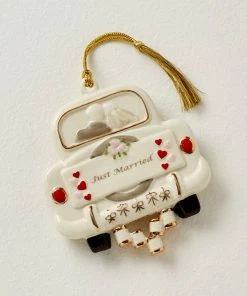 Lenox Just Married Wedding Ornament Personalized Ornaments