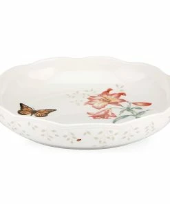 Lenox Butterfly Meadow® Low Serving Bowl Dinnerware