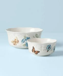 Lenox Butterfly Meadow® 2-piece Nesting Bowl Set