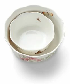 Lenox Butterfly Meadow® 2-piece Nesting Bowl Set