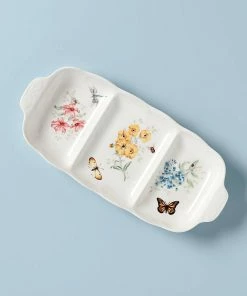 Lenox Butterfly Meadow® 16" Divided Serving Dish Dinnerware