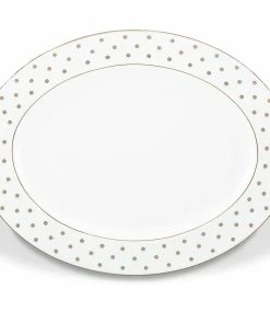Kate Spade Dinnerware Larabee Road Platinum™ 16" OvalPlatter