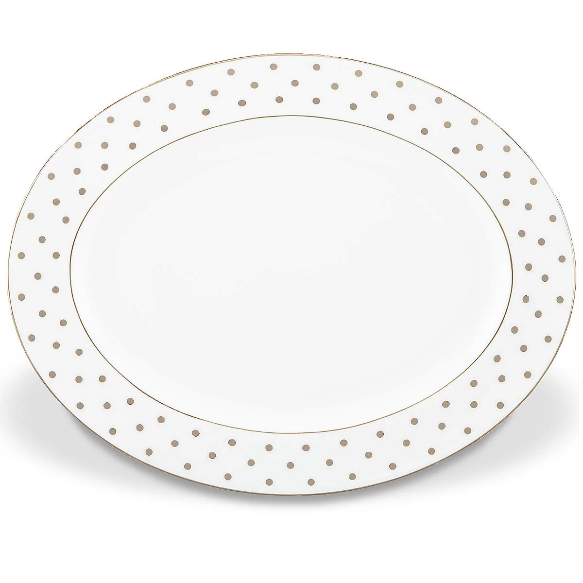 Kate Spade Dinnerware Larabee Road Platinum™ 16" OvalPlatter