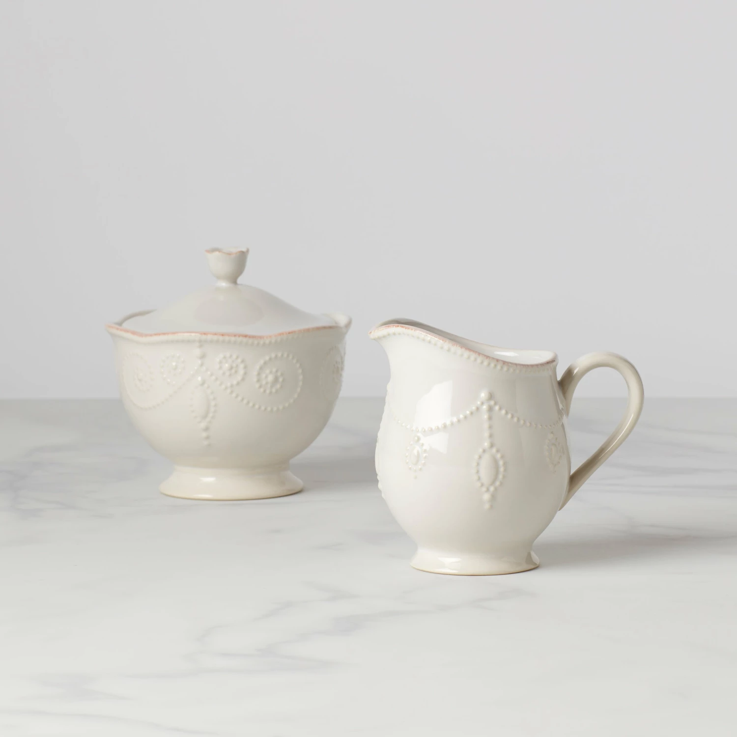 Lenox Dinnerware French Perle β’ Sugar And Creamer
