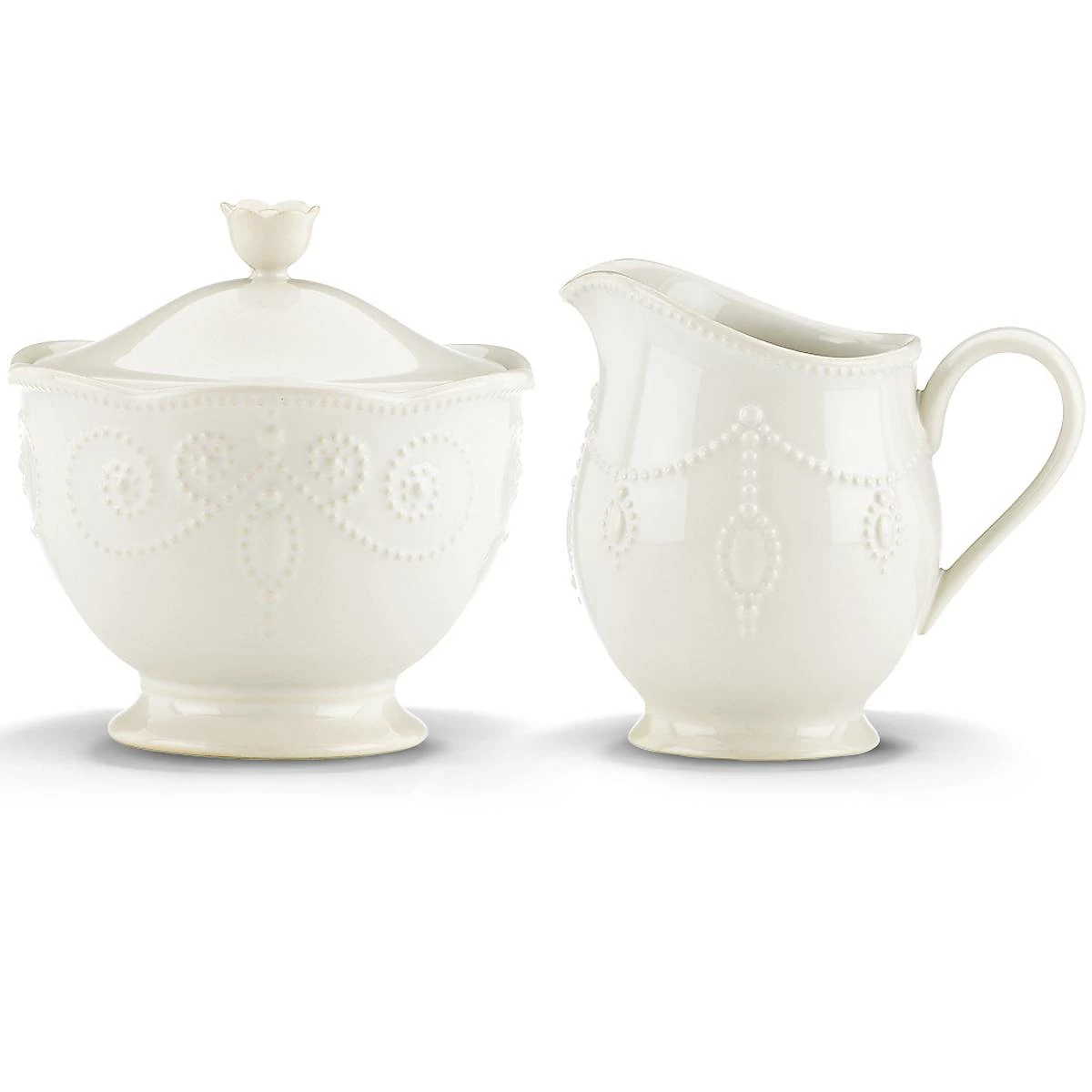Lenox Dinnerware French Perle β’ Sugar And Creamer